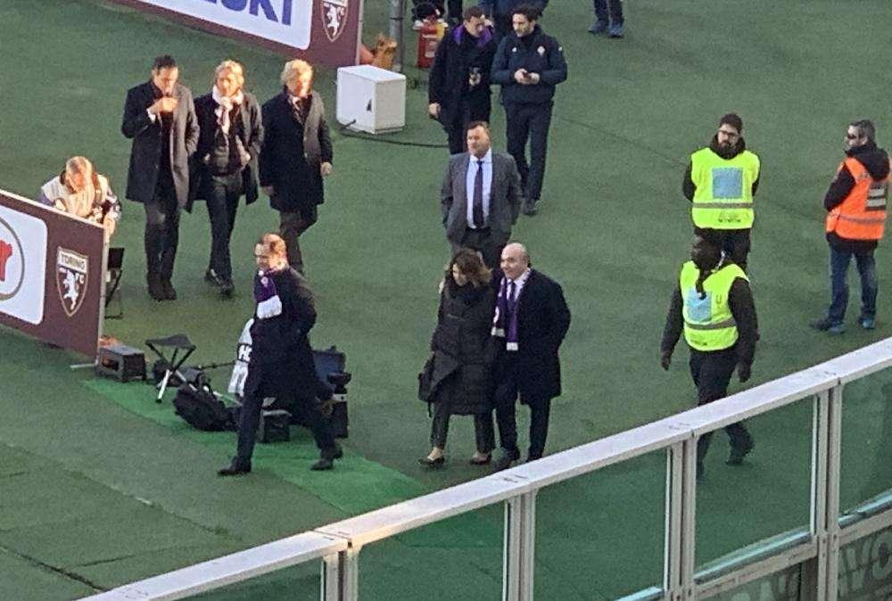 FOTO FV, Giro di campo per Commisso allo stadio