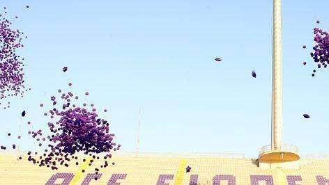 STORIA VIOLA, Festa per lo Scudetto