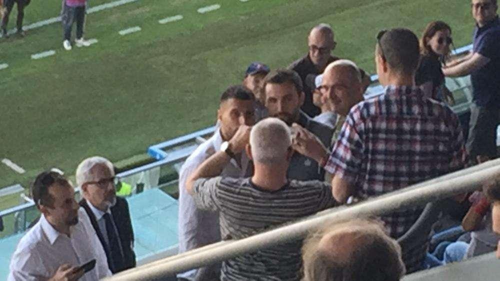 FOTO FV, Sportiello e Badelj seguono la gara in tribuna