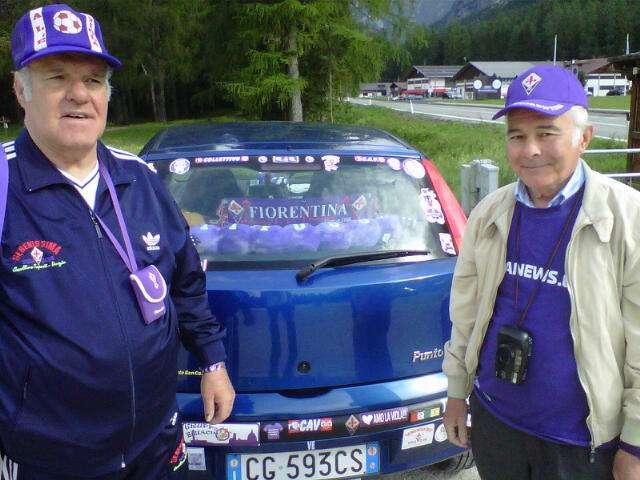 CORTINA, Arriva il tifoso più colorato di viola