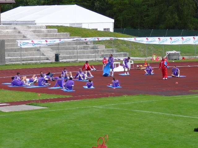 CORTINA, Rientra la squadra sul terreno di gioco