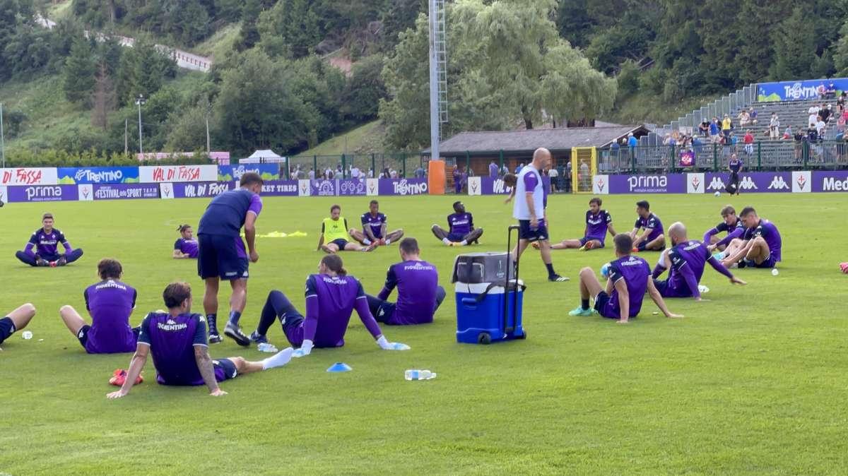 VIDEO FV, Il lavoro viola a Moena questa mattina