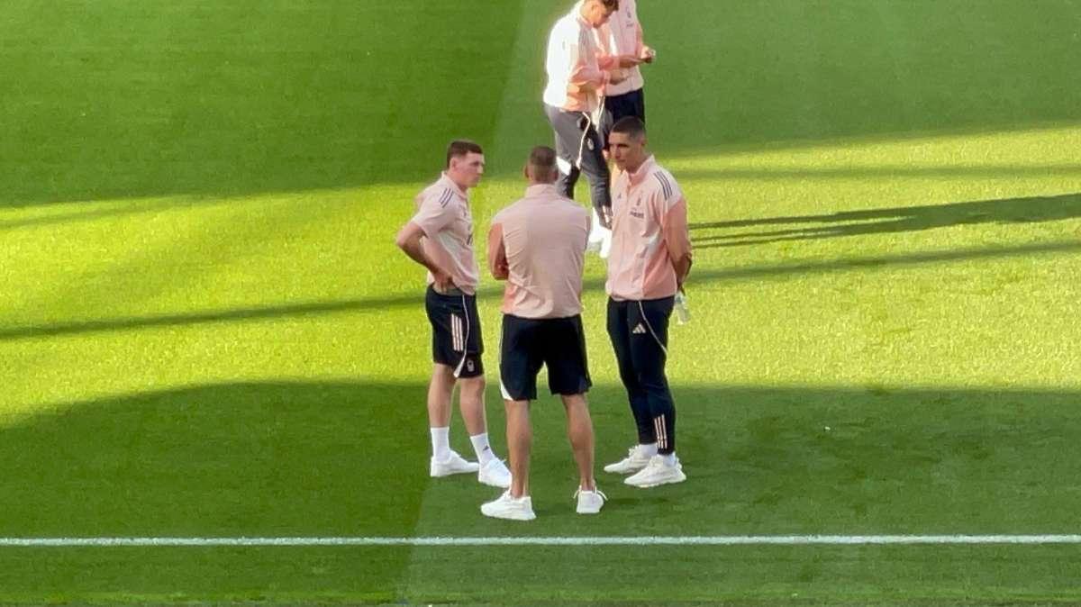 Dal City Ground: ecco Milenkovic. L'ex viola in campo per il riscaldamento