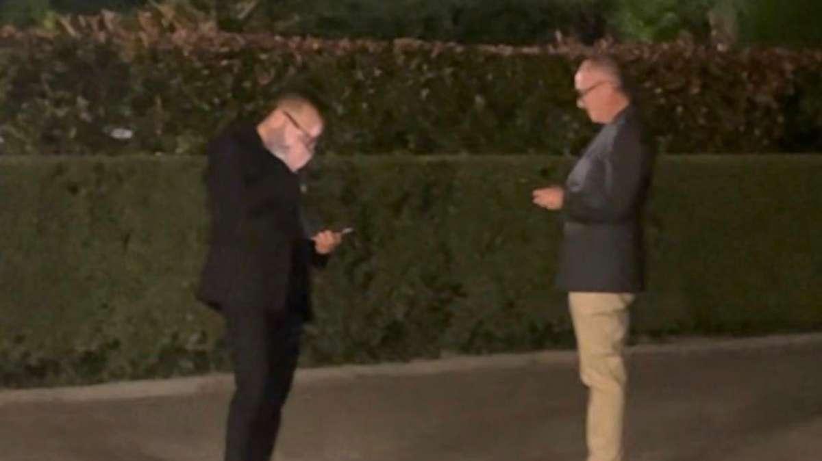 FOTO FV, Incontro tra gli agenti ed Italiano in un hotel