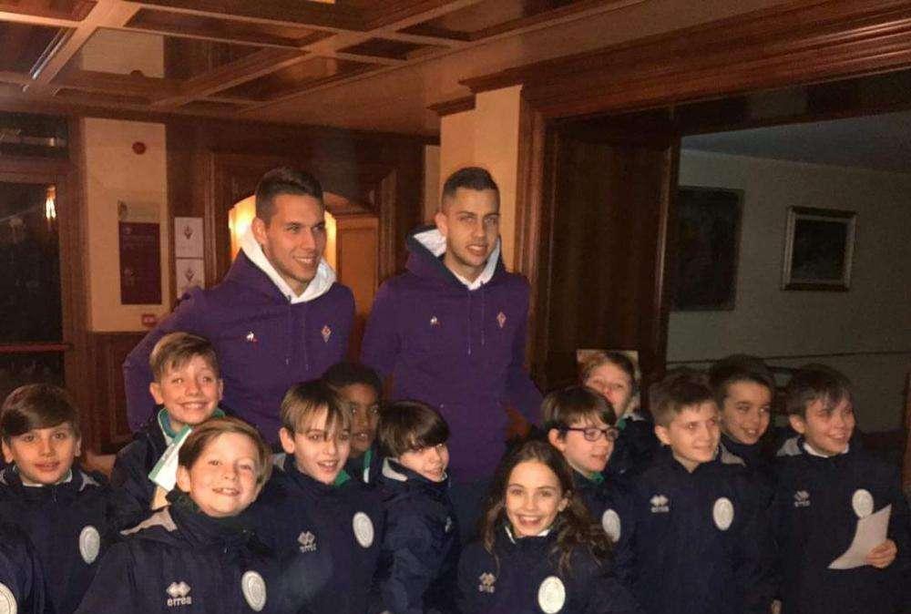 FOTO FV, Muriel&Co incontrano dei piccoli tifosi