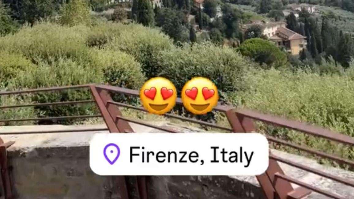 DE GEA, Amore con Firenze: già colpito dal panorama