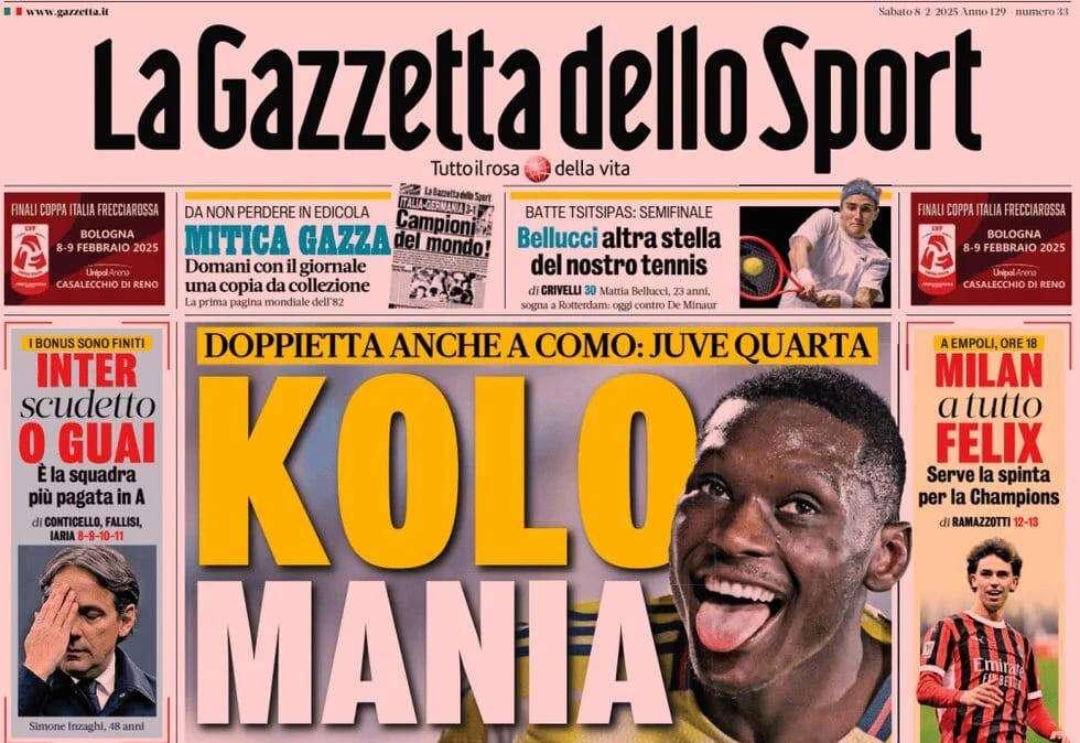 Rassegna stampa, ecco le prime pagine dei quotidiani sportivi