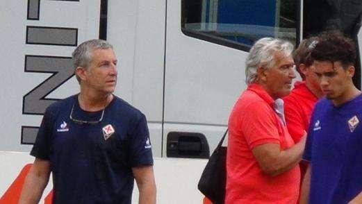 FOTO FV, Bakic esce dolorante col dott. Manetti