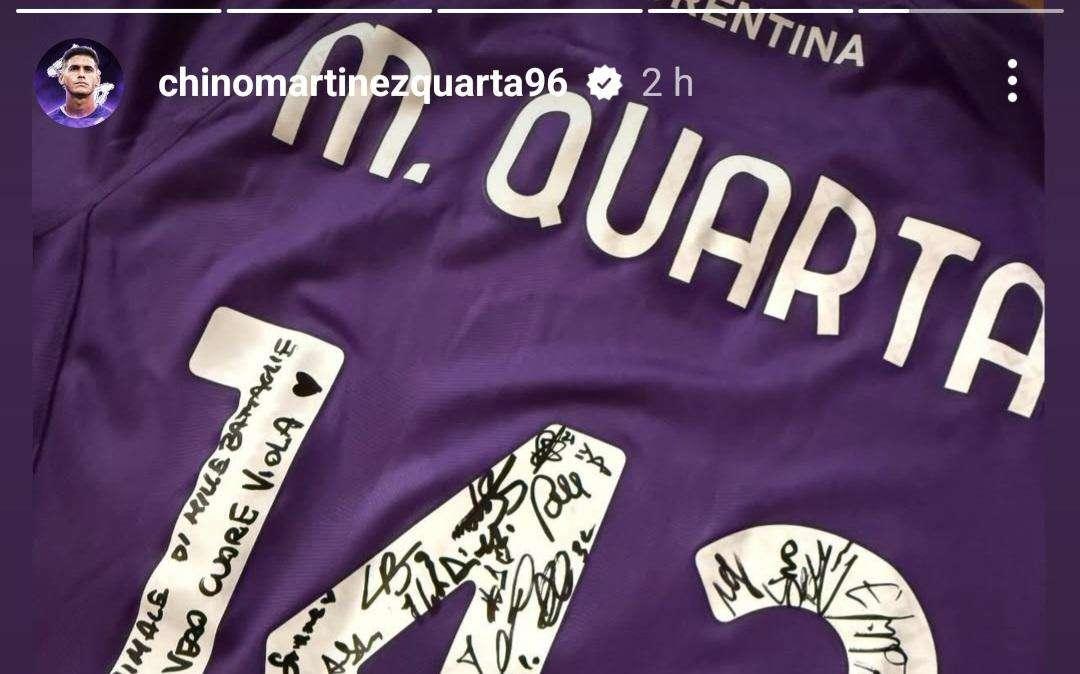 QUARTA, Ringrazia sui social lo staff medico