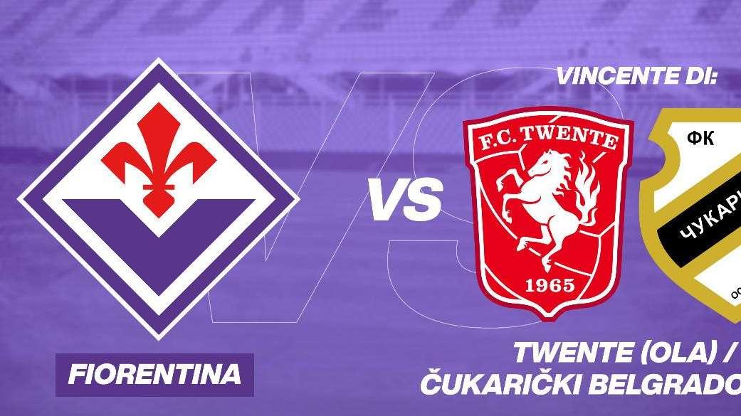 CONFERENCE, IL SORTEGGIO: FIORENTINA CONTRO LA VINCENTE DI TWENTE-CUKARICKI