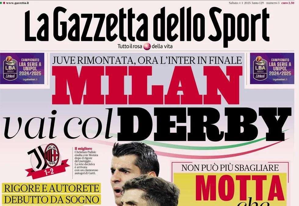 RASSEGNA STAMPA, Le prime pagine dei quotidiani