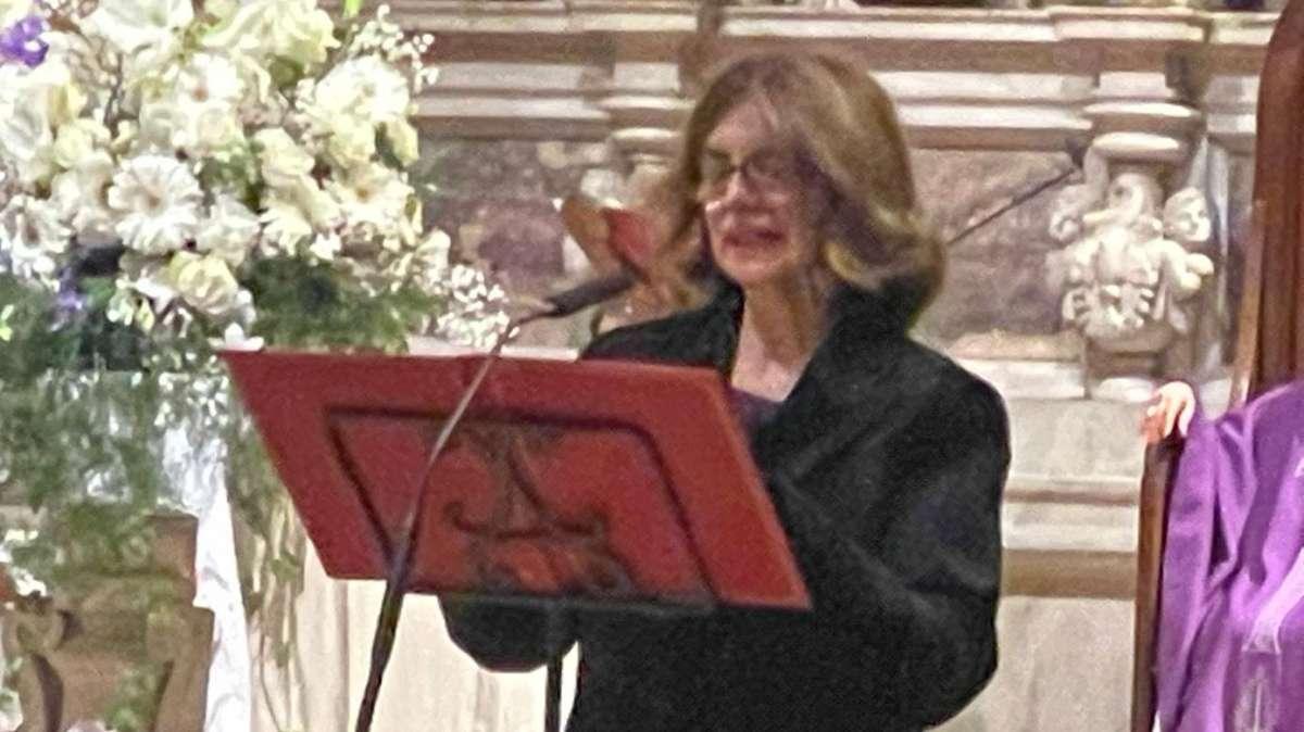 Catherine durante la messa: "Con grande sforzo, porteremo avanti le attività di Rocco"