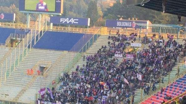 FOTO FV, I 1700 tifosi viola oggi al Dall'Ara