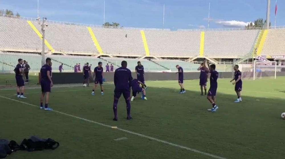 VIDEO, La seduta viola: torello per la squadra