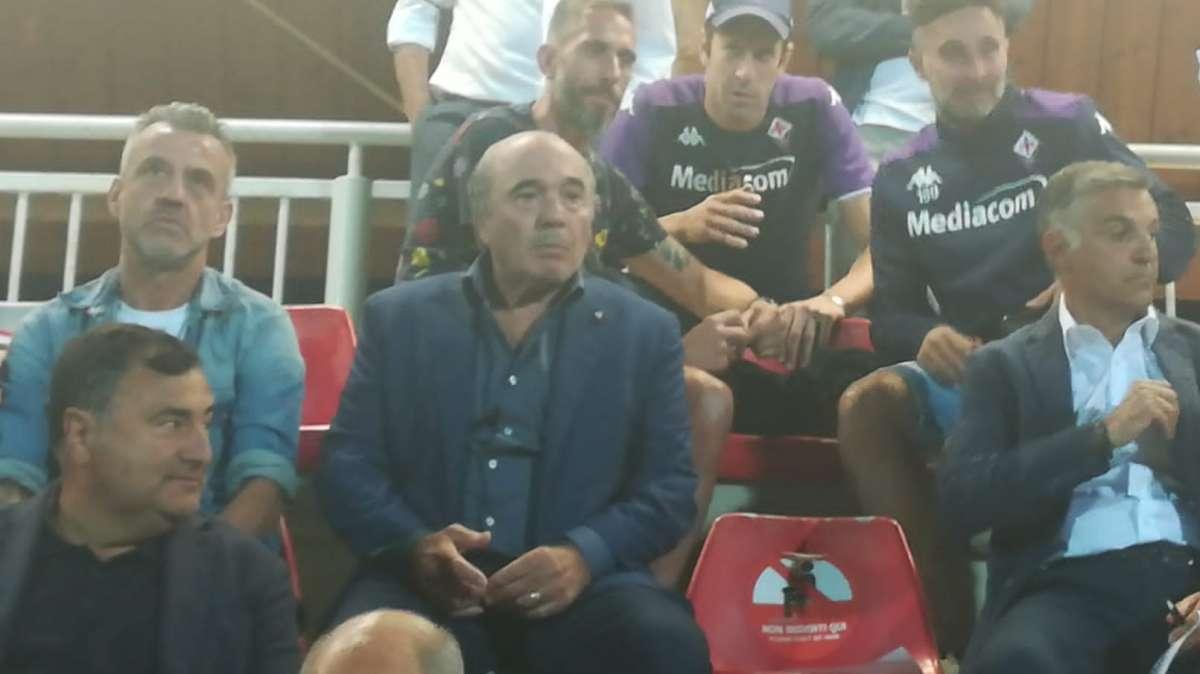 FOTO FV, Commisso e Barone a vedere l'U15 viola