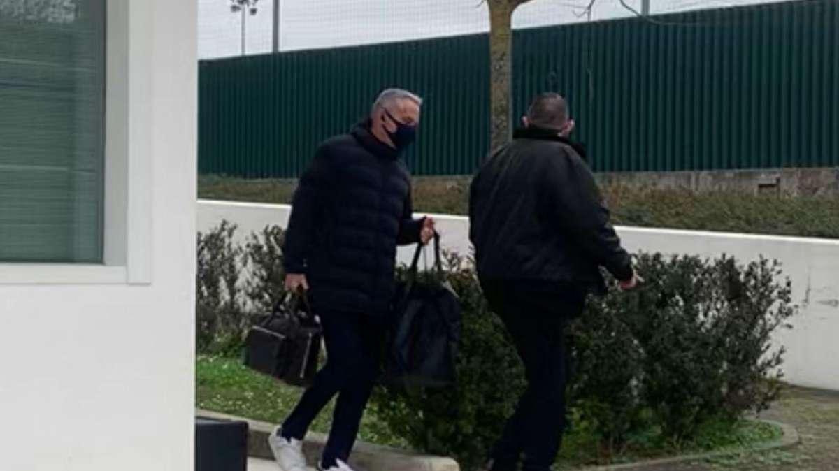 FOTO-VIDEO FV, A. Moggi al centro sportivo viola