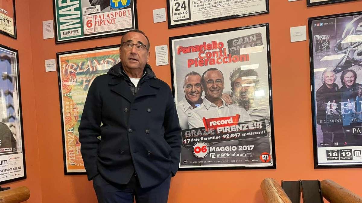 Carlo Conti: "Ora la Fiorentina tiri fuori gli attributi per rispetto ai tifosi"