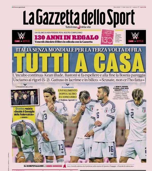 Psicodramma Italia, le prime pagine dei quotidiani sono le stesse: "Tutti a casa"