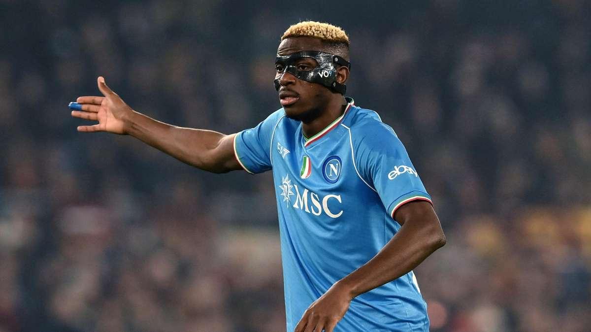 OSIMHEN, In tribuna al Maradona a vedere il Napoli