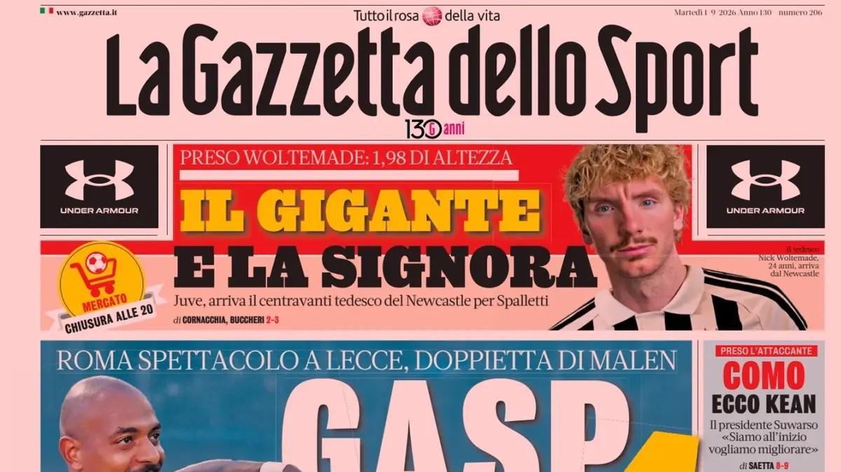 Rassegna stampa, le prime pagine dei quotidiani sportivi in edicola