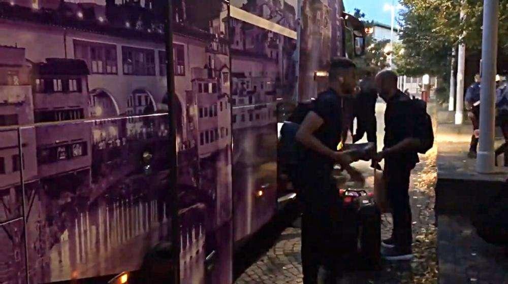 VIOLA, Squadra arrivata a Parma circa un'ora fa