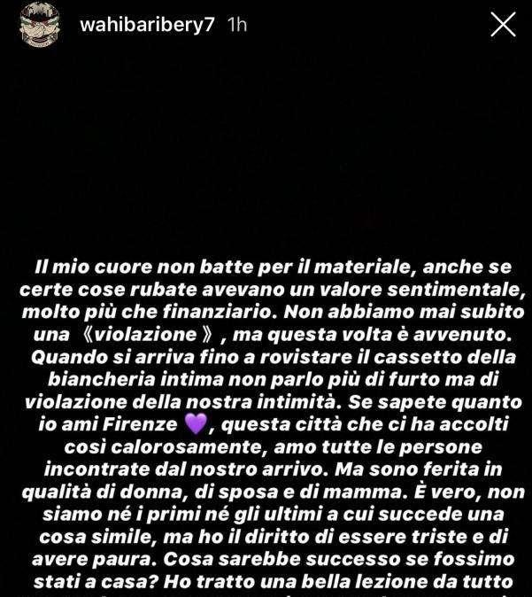 WAHIBA, Amo Firenze ma mi sento ferita. Hanno...