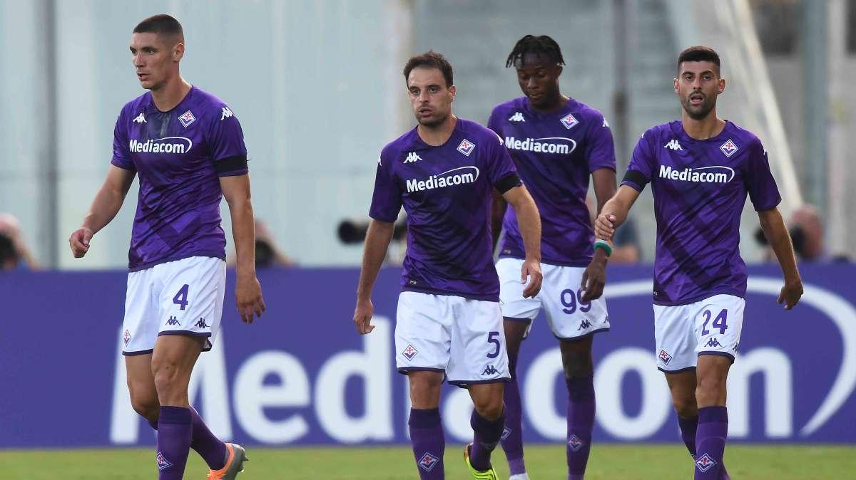 FIORENTINA, Festa negli spogliatoi dopo la partita
