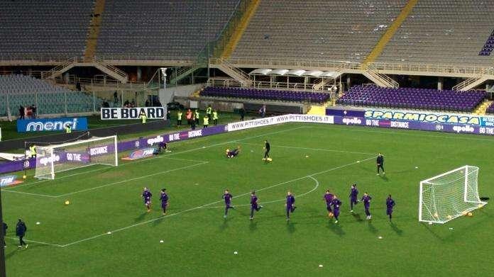 FOTO FV, Nel post-partita allenamento per le riserve