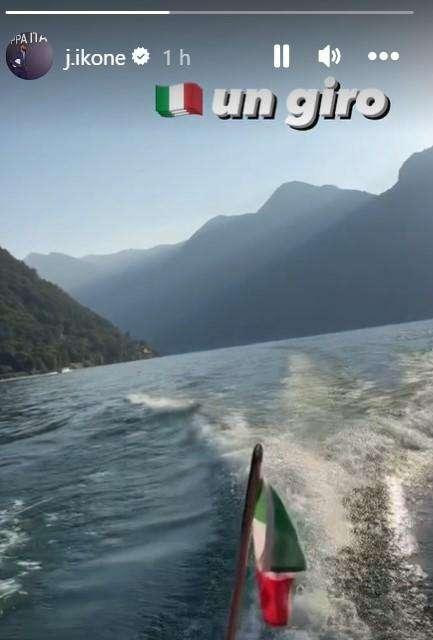 FOTO, Giorno di relax: Ikoné fa un giro in motoscafo