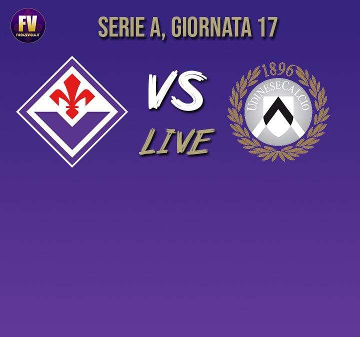 FIORENTINA-UDINESE 1-2, Rivivi il LIVE di FV!