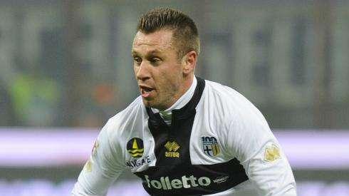 PAR-FIO 1-0, Cassano beffa la difesa viola
