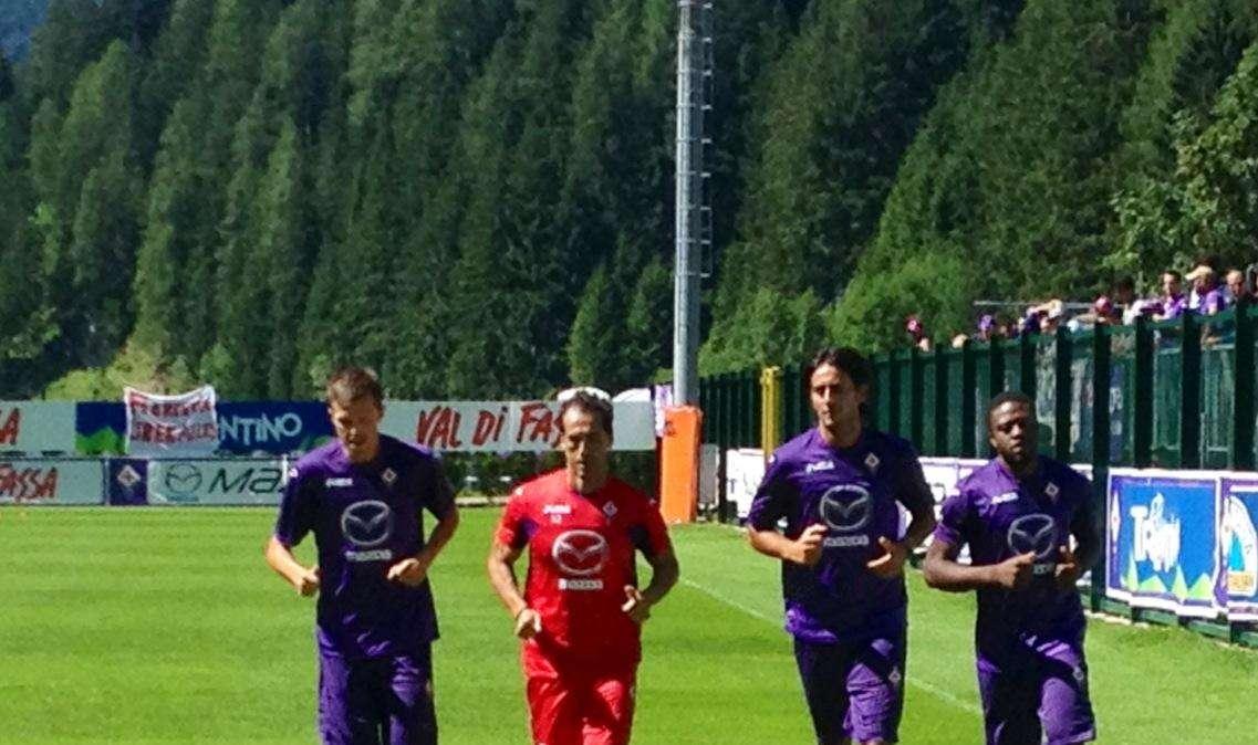 VIDEO FV, Ilicic e Aquilani si allenano in gruppo