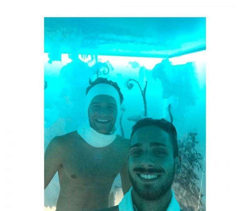 FOTO, Lezzerini e Alonso nella cabina della neve