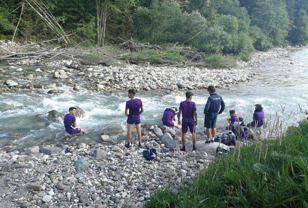 FOTO FV, I viola vanno al fiume dopo la seduta