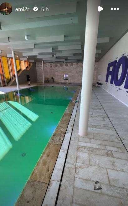 FOTO, Richardson fa riabilitazione in piscina al Viola Park