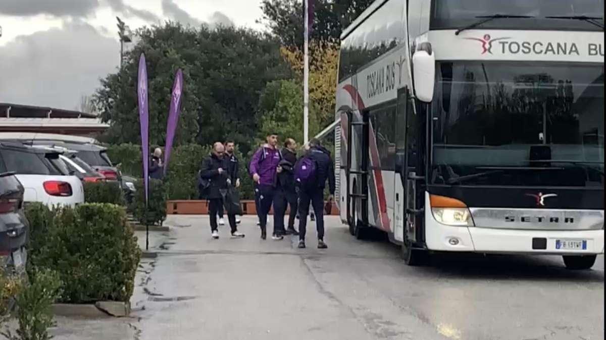 VIDEO FV, La partenza della squadra dai campini