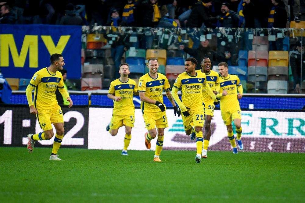 SERIE A, Pari spettacolo a Udine, col Verona finisce 3-3