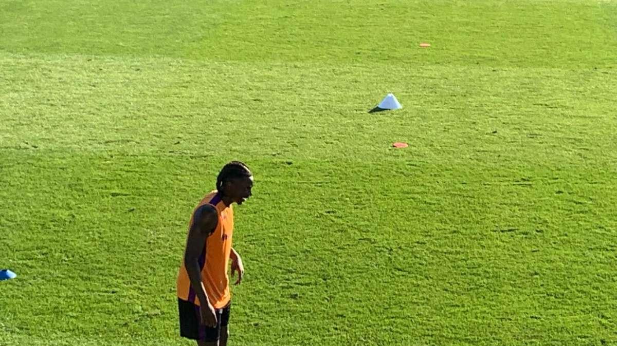VIDEO FV, Kean si esercita individualmente con Distefano