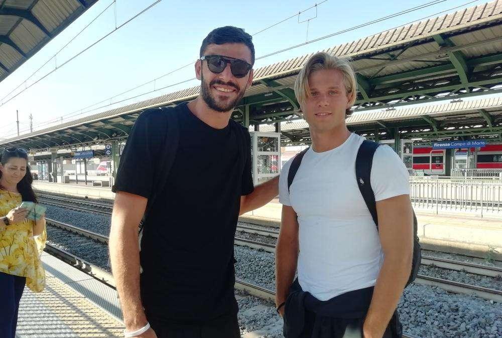 FOTO FV, Terracciano e Gori in partenza per Moena