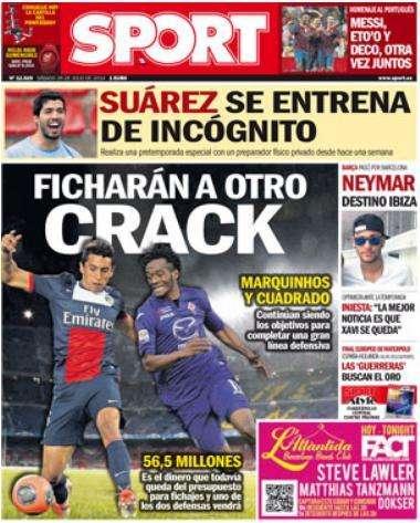 SPORT, Per il Barça "solo" 56,5 mln. E JC11...