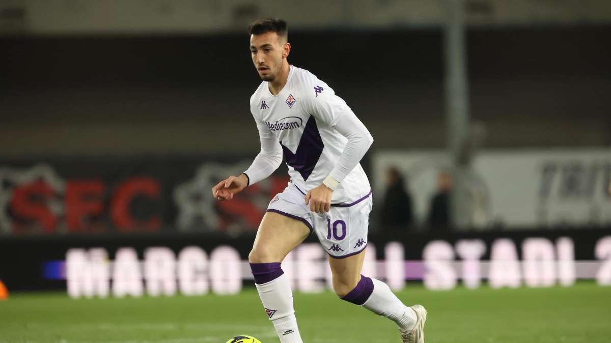INT-FIO 0-1, Giallo Castro: punizione e palo Barella