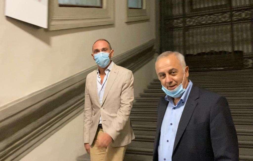 FOTO-VIDEO FV, Incontro Nardella-Fossi a P. Vecchio