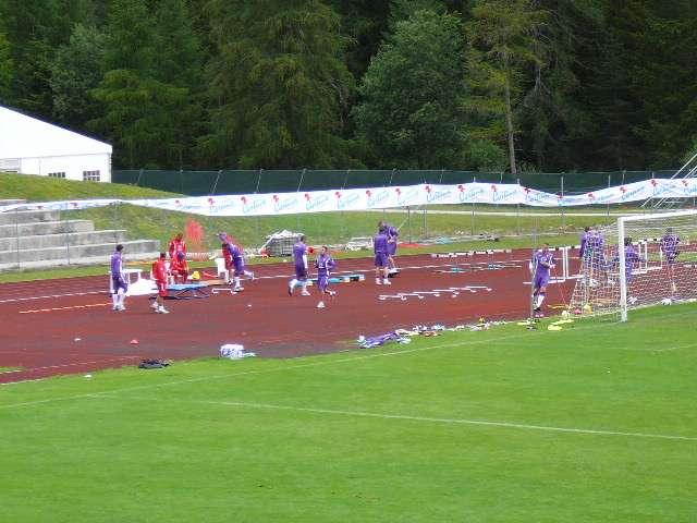 CORTINA, Esercizi di atletica per i viola