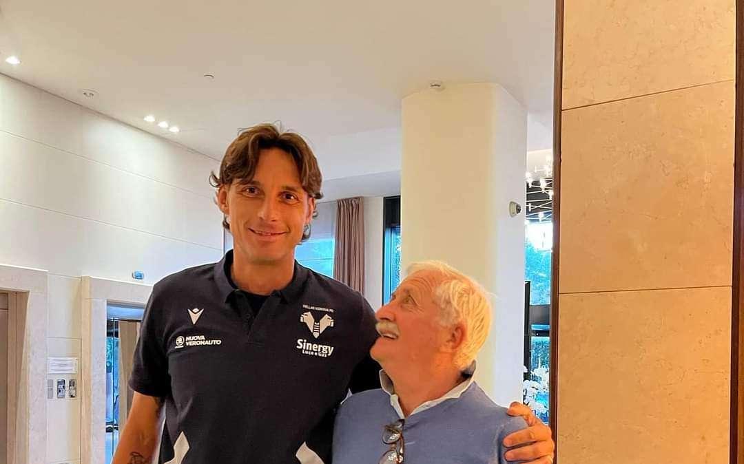 FOTO, Cioffi ritrova il suo ex allenatore Scarselli