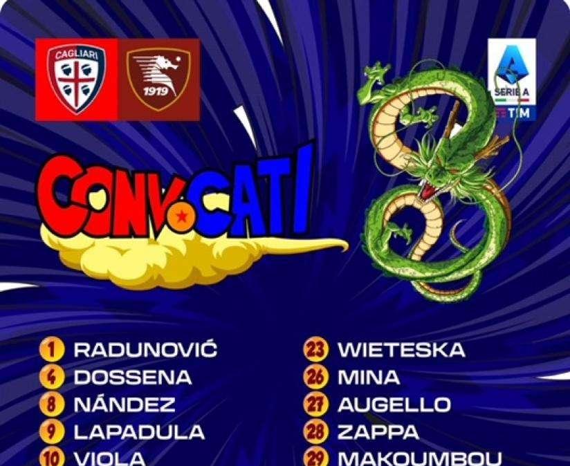 SERIE A, Omaggio Cagliari per la scomparsa di Toriyama