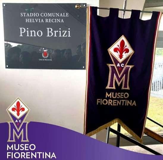 MUSEO FIORENTINA, Stadio Macerata intitolato a Pino Brizi