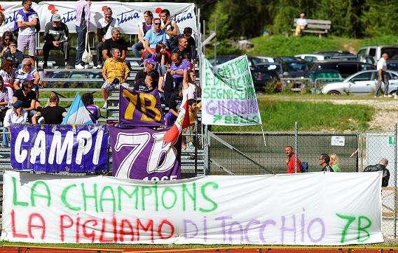 CORTINA, Striscioni per Gila e Di Tacchio