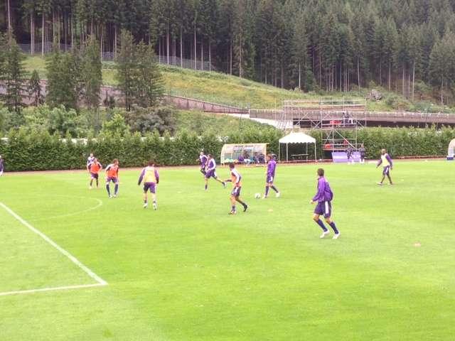 MOENA, Finalmente in campo per il riscaldamento