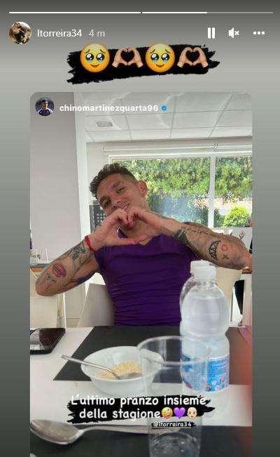 FOTO, M. Quarta a Torreira: "Oggi l'ultimo pranzo"