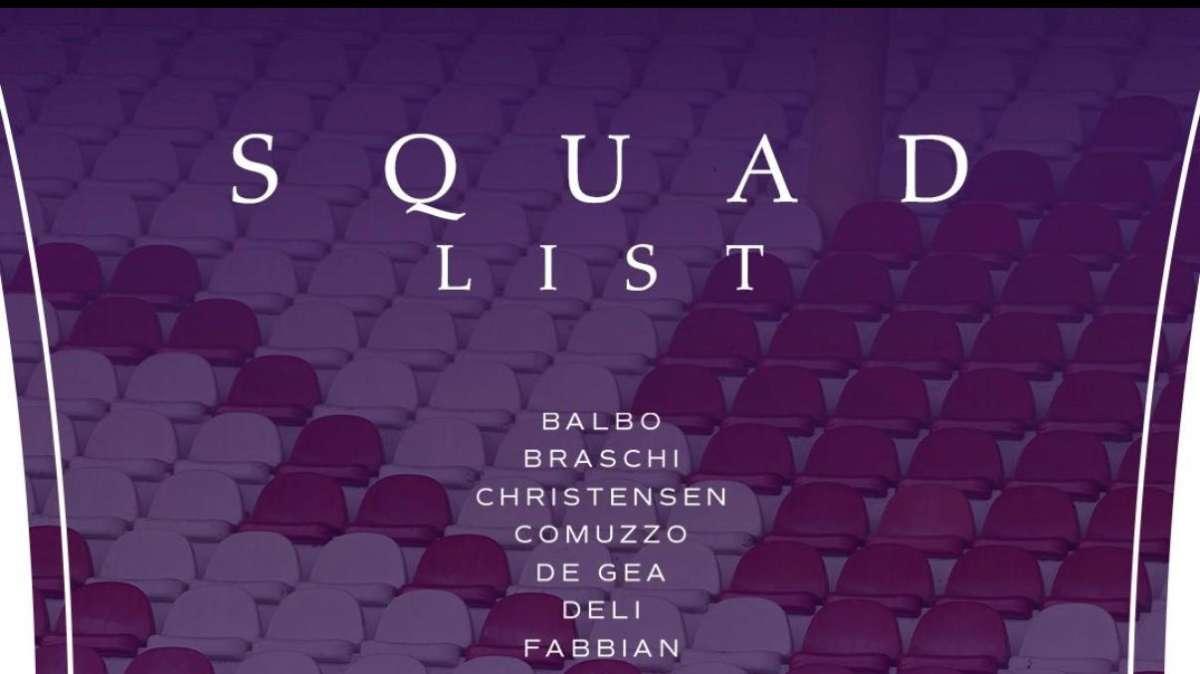 Fiorentina-Crystal Palace, i convocati viola: nessuna sorpresa e tanti baby
